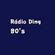 Logo de Rádio Ding - 80s