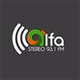 Alfa Stéreo 93.1 FM logo