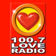 Logo de 100.7 Love Radio Lucena - DWLW