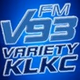 V93 FM - KLKC-FM logo