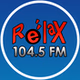Relax 104.5 FM - XHARO logo