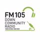 FM105 Down Community Radio logo