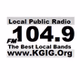 104.9 The Gig - KGIG-LP logo