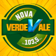 Logo de Rádio Nova Verde Vale FM