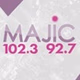 Majic 102.3 92.7 - WDCJ logo
