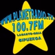 PlanetRadio 100.7 logo
