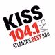 KISS 104.1 - WALR-FM logo