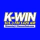 K-WIN 101.3FM 1420AM - WKWN logo
