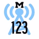 M123fm Digital Radio logo