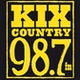 KIX Country 98.7 FM - WAKX logo
