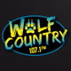 Logo de Wolf Country 107.1 FM - KVMC
