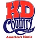 99.5 KD Country - WKDP-FM logo