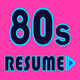 Logo de 80s Resumed