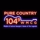 Pure Country 104.9 - WMCG logo