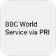 Logo de BBC World Service, via PRI