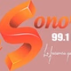 La sonora 99.1 FM logo