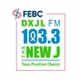 The New J 103.3 - DXJL logo
