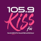 Logo de 105.9 Kiss-FM - WDMK