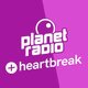 Logo de planet radio - planet plus heartbreak