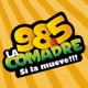 Logo de La Comadre 98.5 FM - XHYMT