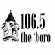 106.5 the 'boro - WMCD logo