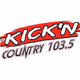 Logo de Kick'n Country 103.5 - WKNK