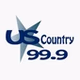 US Country 99.9 - KAUS-FM logo