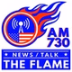 AM 760 & AM 730 The Flame - KQPN logo