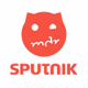 Logo de MDR Sputnik - Black