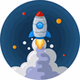 Rocket Radio Rocks logo