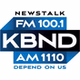 FM News 100.1 and 1110 KBND - KBND logo