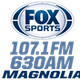 Fox Sports 107.1 FM & 630 AM - K296FC logo