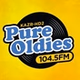 Pure Oldies 104.5 - KAZR-HD2 logo