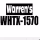 Warren's WHTX 1570 - WHTX logo