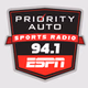 Priority Auto Sports Radio 94.1 ESPN - WVSP-FM logo