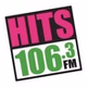 Hits 106.3 - WCDA logo