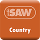 Logo de radio SAW - Country
