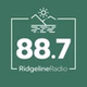 88.7 Ridgeline Radio - KRDF logo