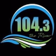 104.3 The River - WXBC logo