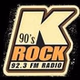 92.3 K-Rock 90's logo