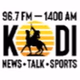 KODI 96.7 FM-1400 AM - KODI logo
