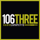 Logo de 106.3 Radio Lafayette - KYMK-FM
