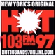 NY's Original HOT 103 & 97 logo