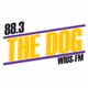 88.3 The Dog - WIUS logo