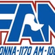 The FAN- KFOW logo