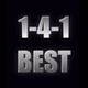 1 4 1 BEST logo