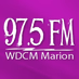 WDCM 97.5 FM logo