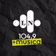 La Nacion 104.9 Más Música logo