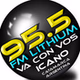 95.5 FM Lithium logo