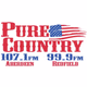 Logo de Pure Country 107.1 & 99.9 - KKAA